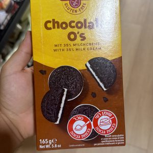 עוגיות סנדוויץ׳ Chocolix O’s Schär –