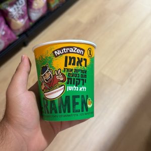 ראמן ללא גלוטן בטעם ירקות NutraZen