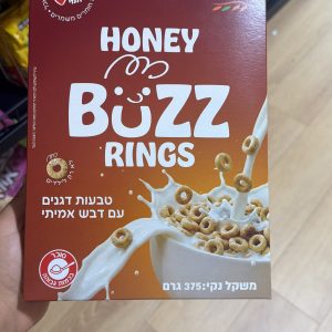טבעות דגנים Honey Buzz עם דבש