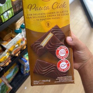 עוגות Pausa Ciok במילוי קרם חלב Schär